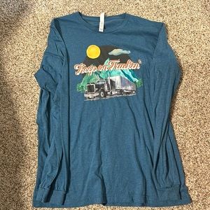 Women’s “Keep on Truckin’” long sleeve shirt